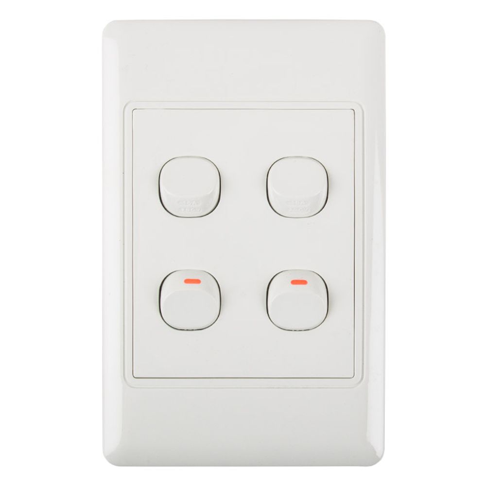 NEXUS LIGHT SWITCH WITH COVER 16AMP 4X2 1WAY 4L
