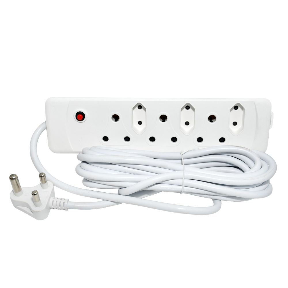 NEXUS MULTIPLUG 6 WAY 3X16A 3X5A WITH 5M CABLE