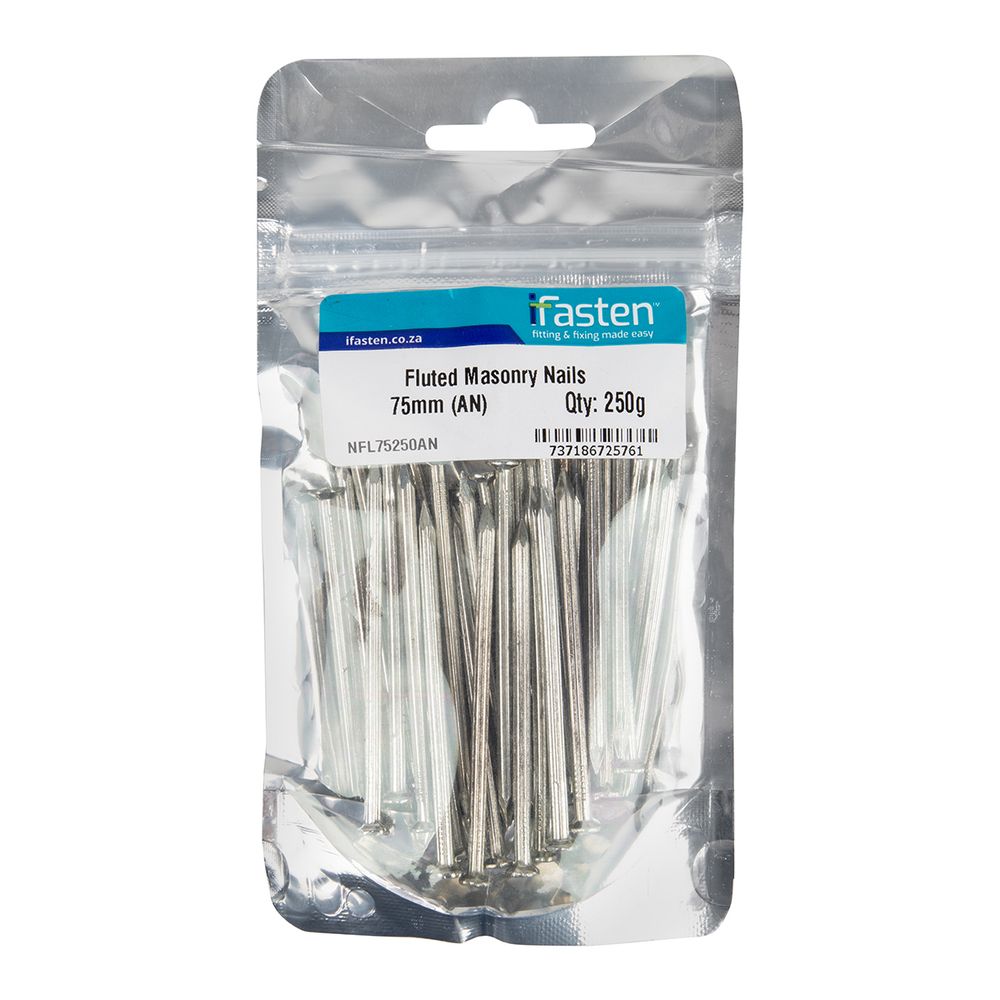 IFASTEN Nail Masonry Fluted 75mm 250g Pp
