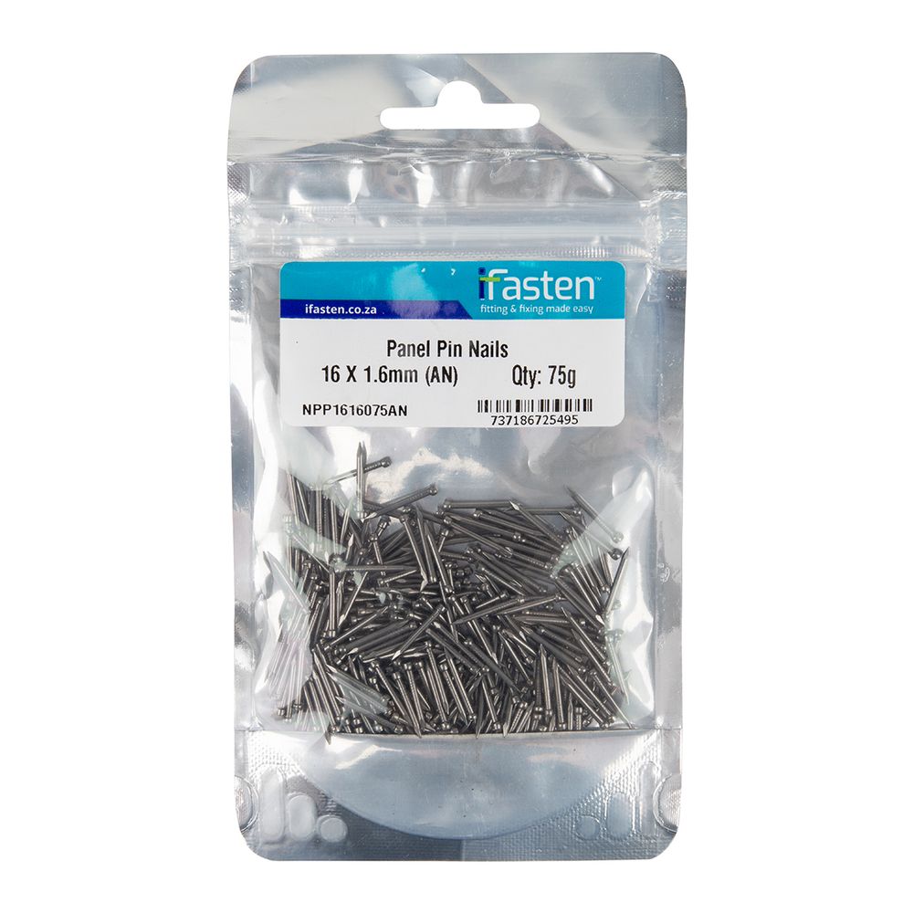 IFASTEN Nail Panel Pin 16mmx1.60mm 75g Pp