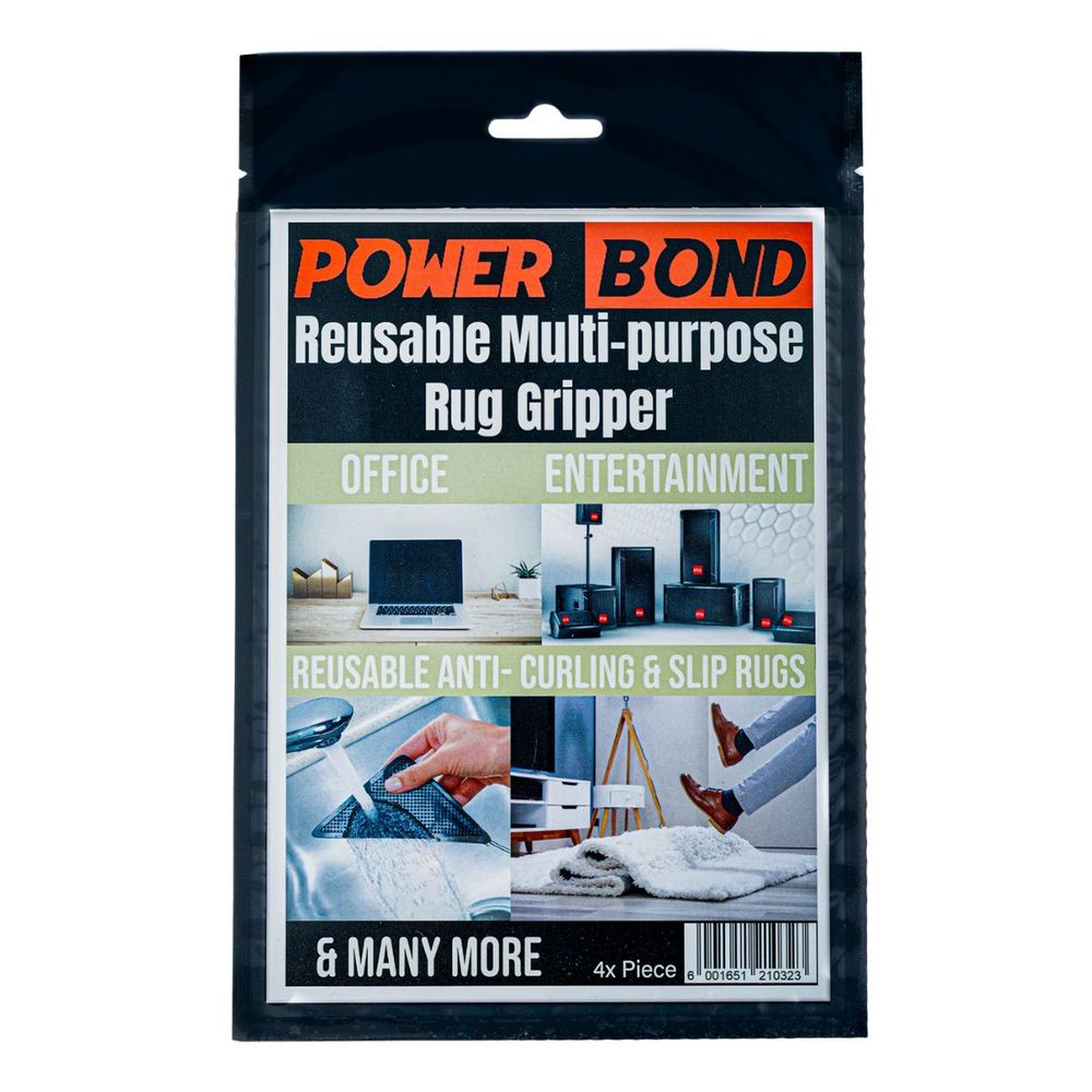 POWERBOND REUSABLE MULTI-PURPOSE RUG GRIPPER 4 PIE