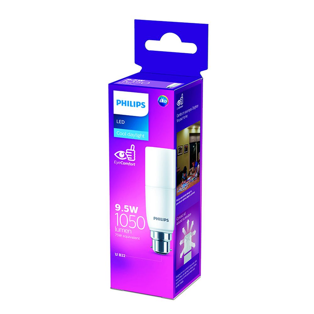 PHILIPS GLOBE LEDSTICK 9.5W 65K PIN COOL DAYLIGHT