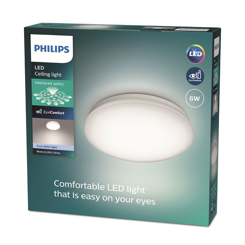 PHILIPS CEILING LIGHT ROUND 10W 27K WARM WHITE