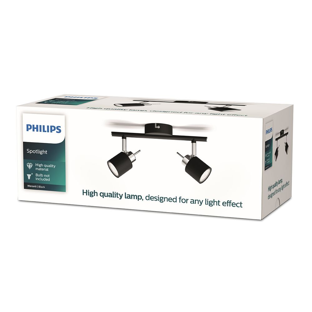 PHILIPS SPOTLIGHT TUBE BLACK 2X35W DOWNLIGHTER
