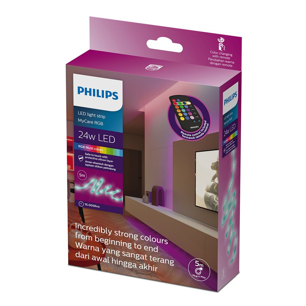 PHILIPS LIGHTSTRIP LED 24W 5M MULTI COLOUR