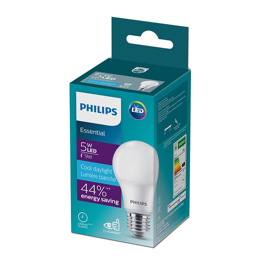 PHILIPS GLOBE LED 5W SCREW TYPE COOL DAYLIGHT