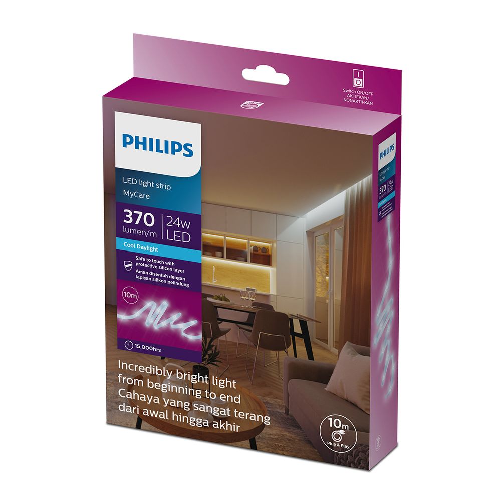 PHILIPS LIGHTSTRIP LED 24W 10M COOL WHITE 24V