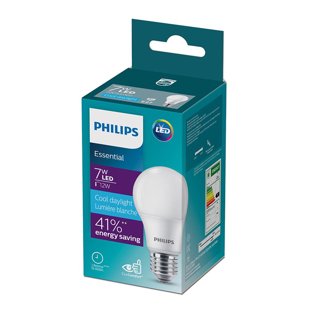 PHILIPS GLOBE LED 7W SCREW TYPE COOL DAYLIGHT