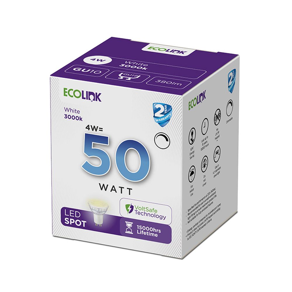 ECOLINK DOWNLIGHT LED SPOT 50W WHITE