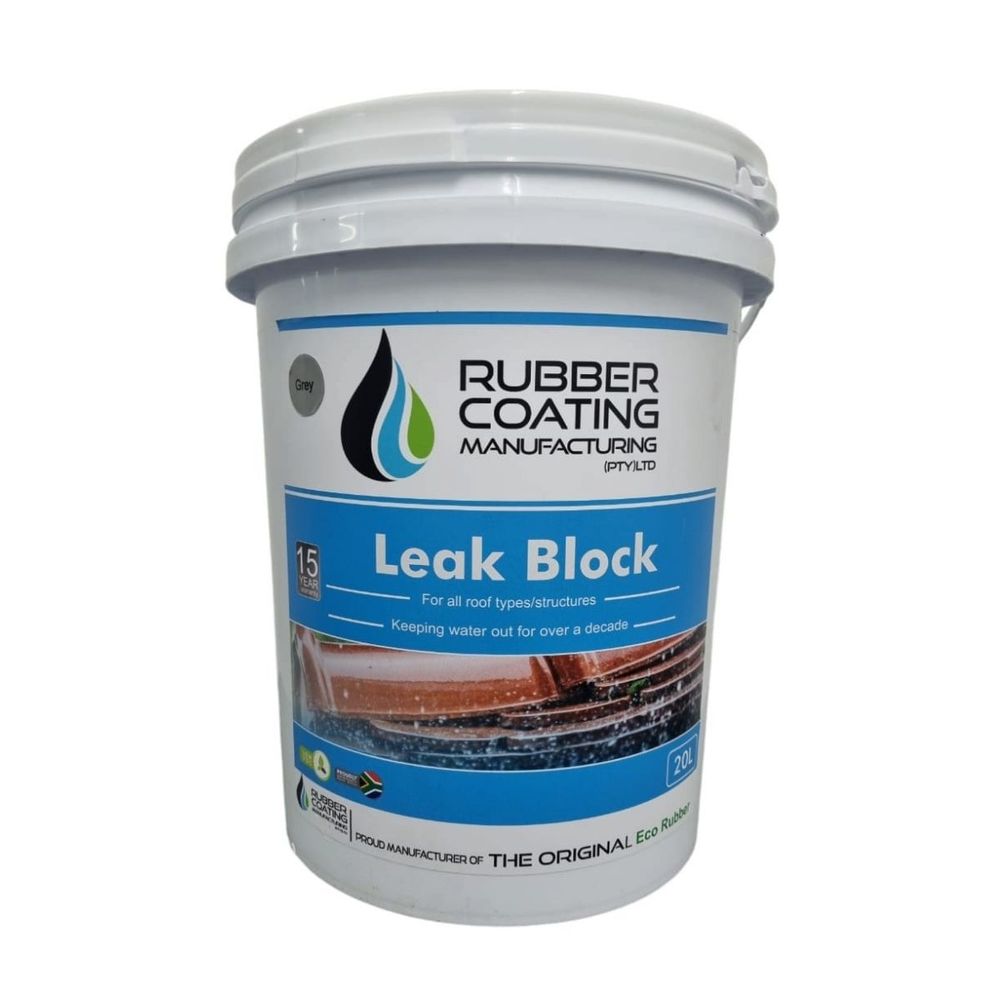RCM LEAK BLOCK LIGHT GREY 20L