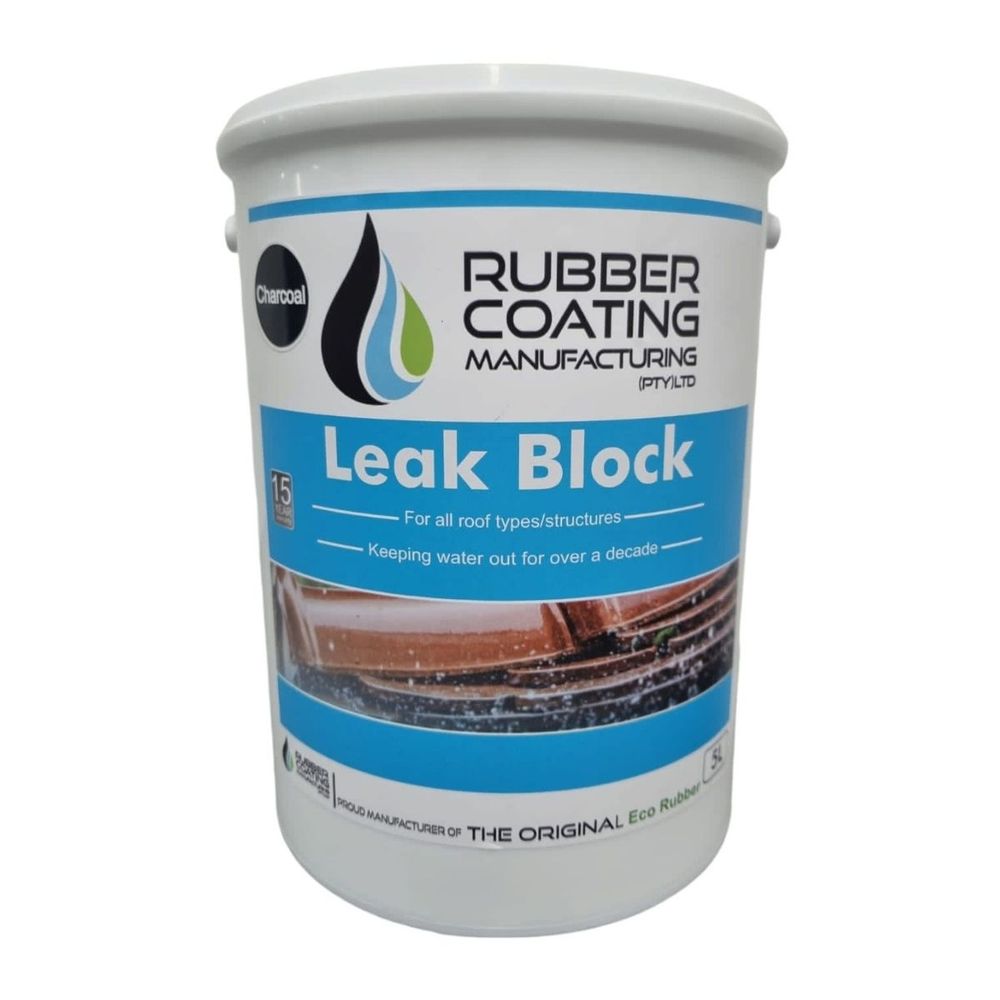 RCM LEAK BLOCK CHARCOAL 5L