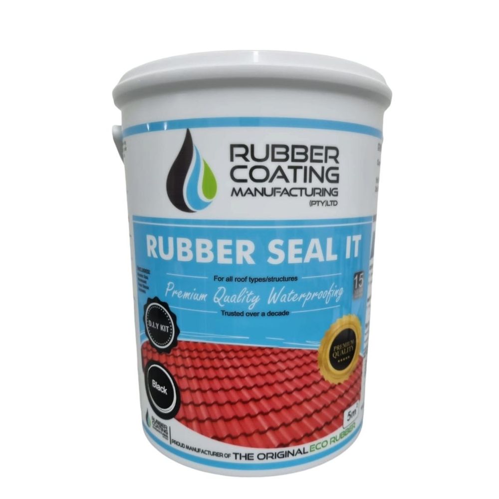 RCM RUBBER SEAL - BLACK 5L - DIY KIT
