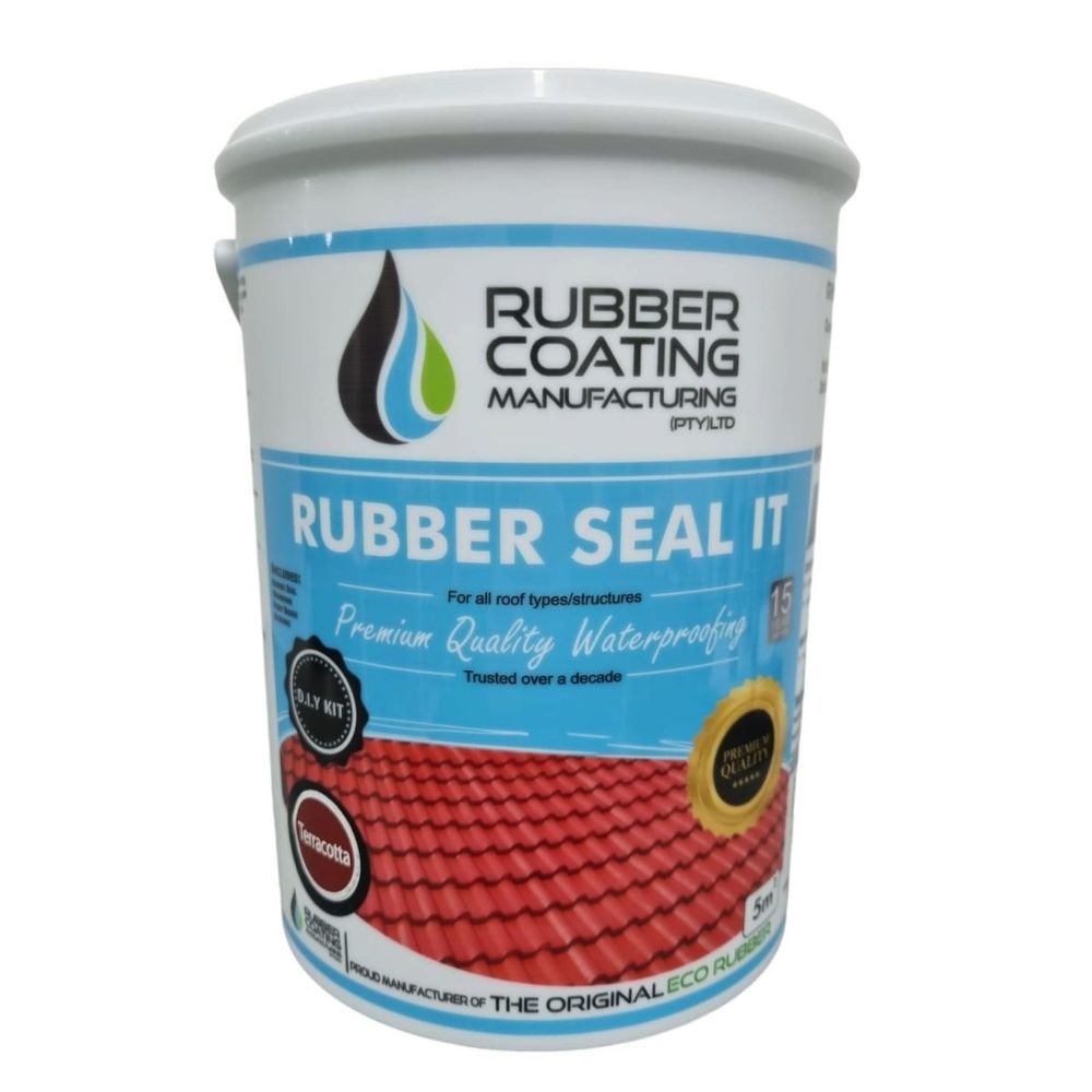 RCM RUBBER SEAL - TERRACOTTA 5L - DIY KIT