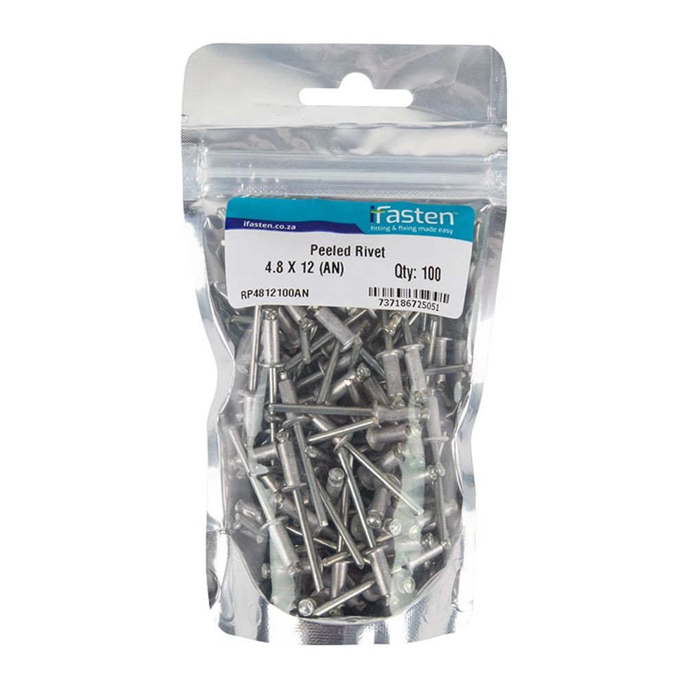 IFASTEN Rivet Peeled 4.8mmx12mm 100 Pp