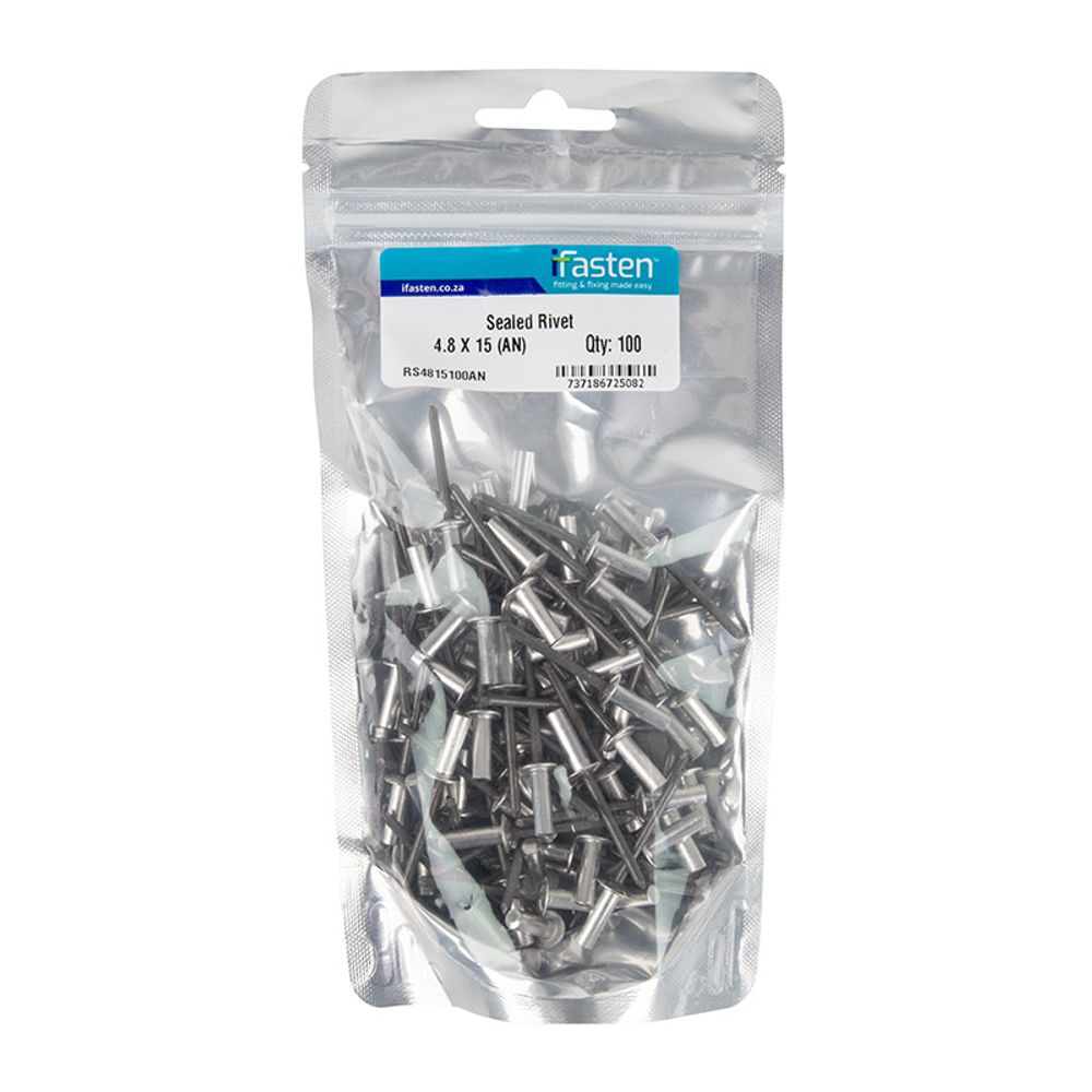 IFASTEN Rivet Sealed 4.8mmx15mm 100 Pp
