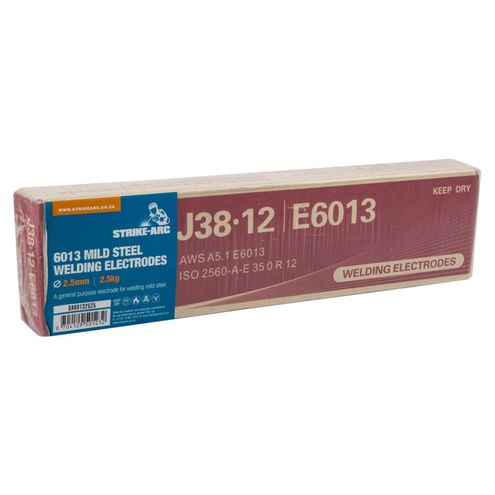 STRIKE-ARC WELDING ELECTRODE M/STEEL 2.50MM 2.5KG