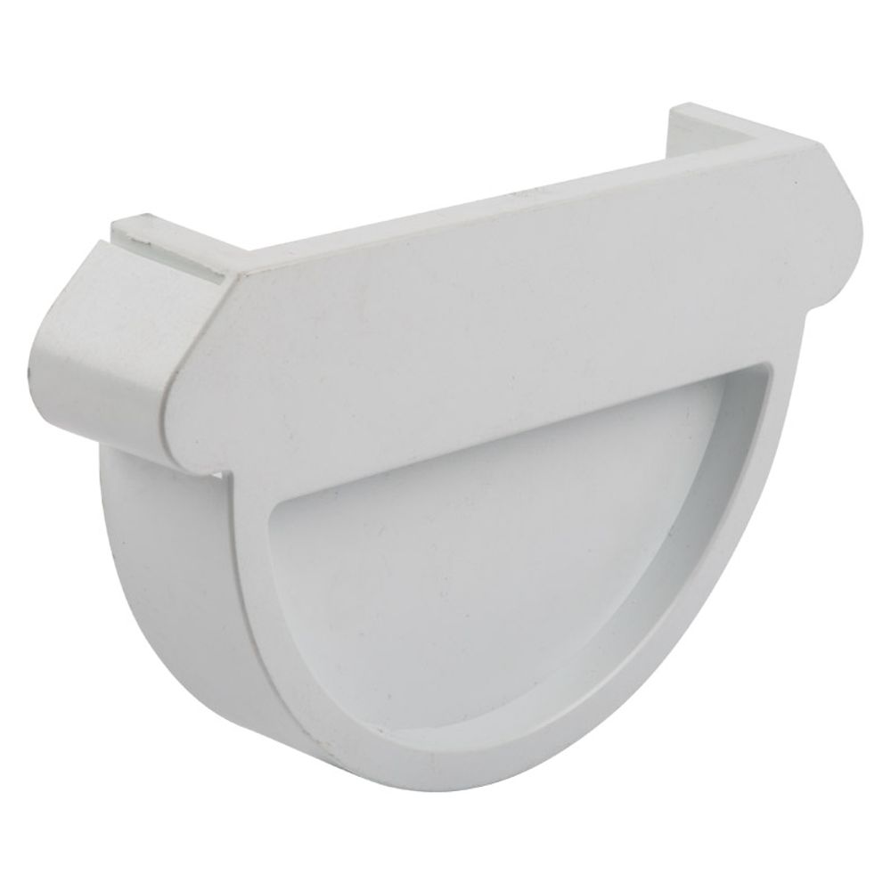 Pvc Gutter Half-round Stopend