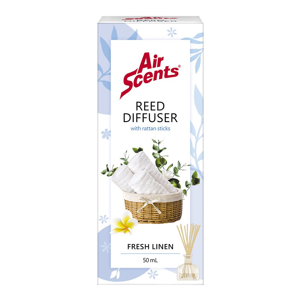 Air Scents Reed Diffuser Fresh Linen 50ml