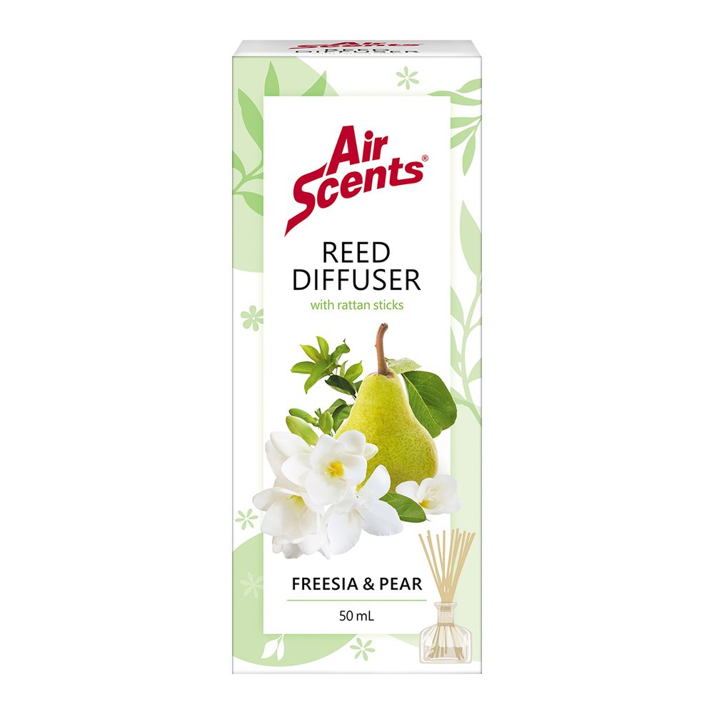 Air Scents Reed Diffuser Freesia And Pear 50ml
