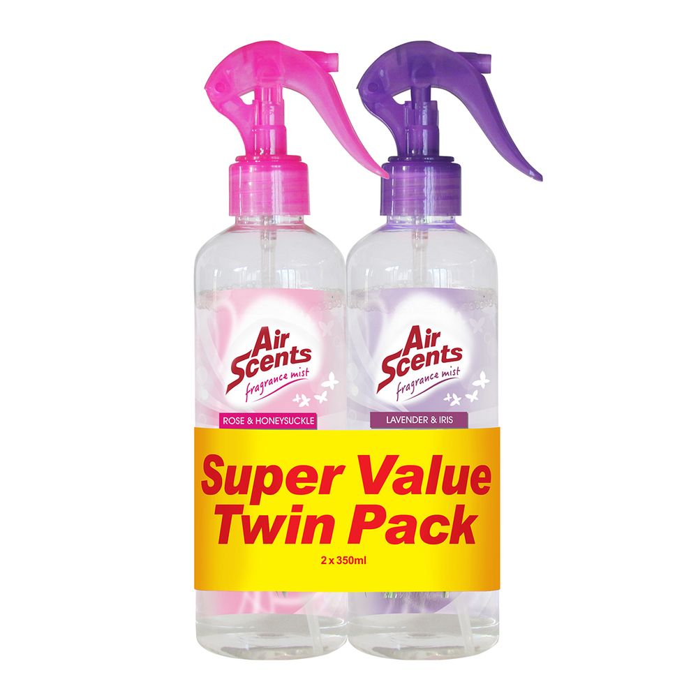 AIR SCENT FRAGRANCE MIST 2 PACK 350ML