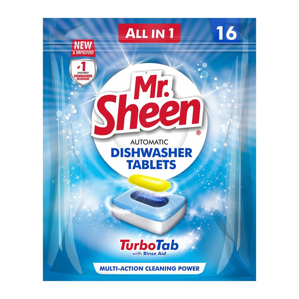 Mr Sheen Dishwasher Automatic Tablets 16 Units