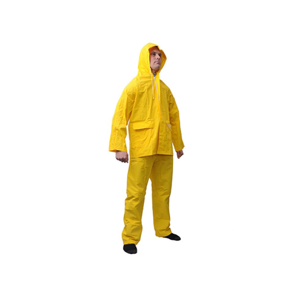 SKUDO ELITE RAINSUIT RUBBERISED YELLOW XXXX LARGE