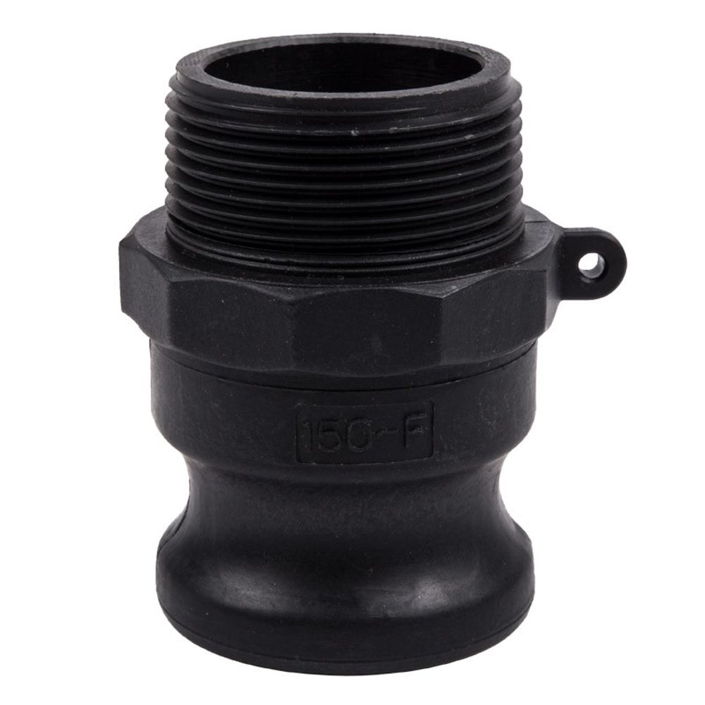 CAMLOCK PP TYPE F MALE ADAPTOR X MALE BSP 100MM