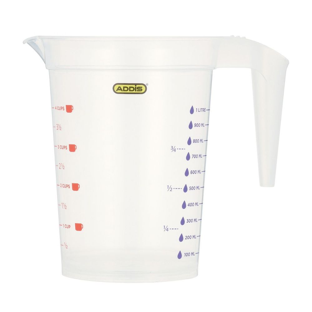 ADDIS Measuring Jug Clear 1l