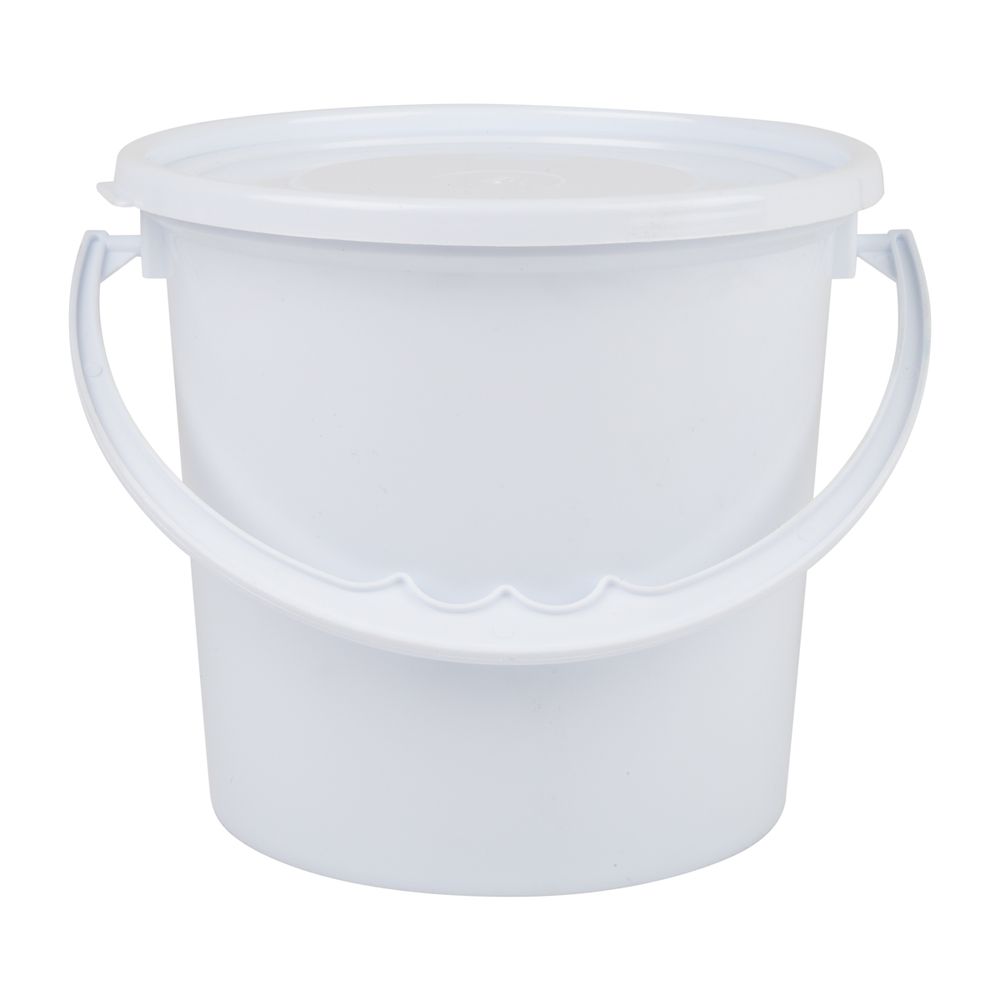 Plastic Bucket With Lid And Handle 1l