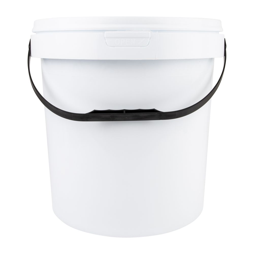 PLASTIC BUCKET WITH LID AND HANDLE TAM PROOF 20L