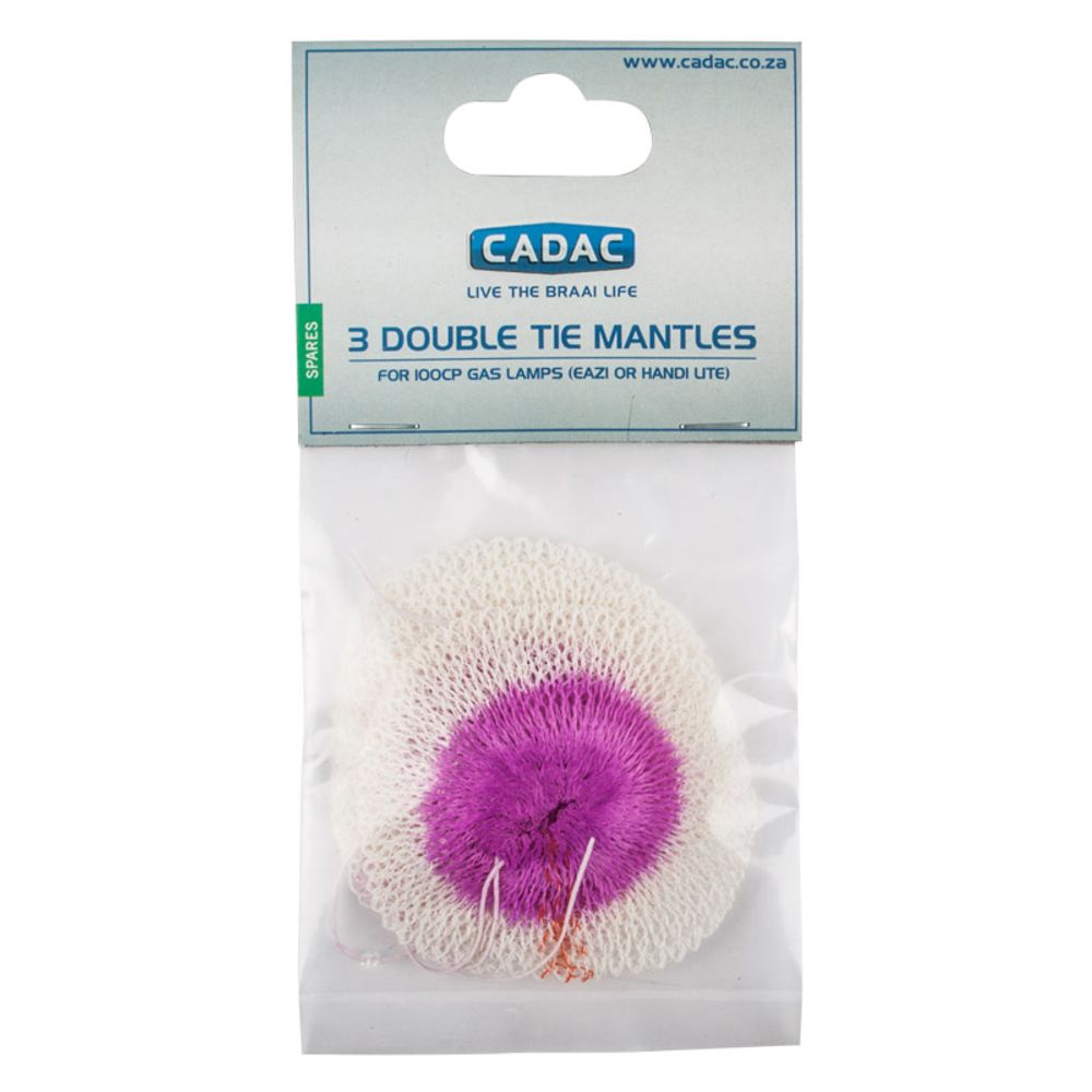 CADAC Gas Lamp Mantles Adventure 100cp 3pack