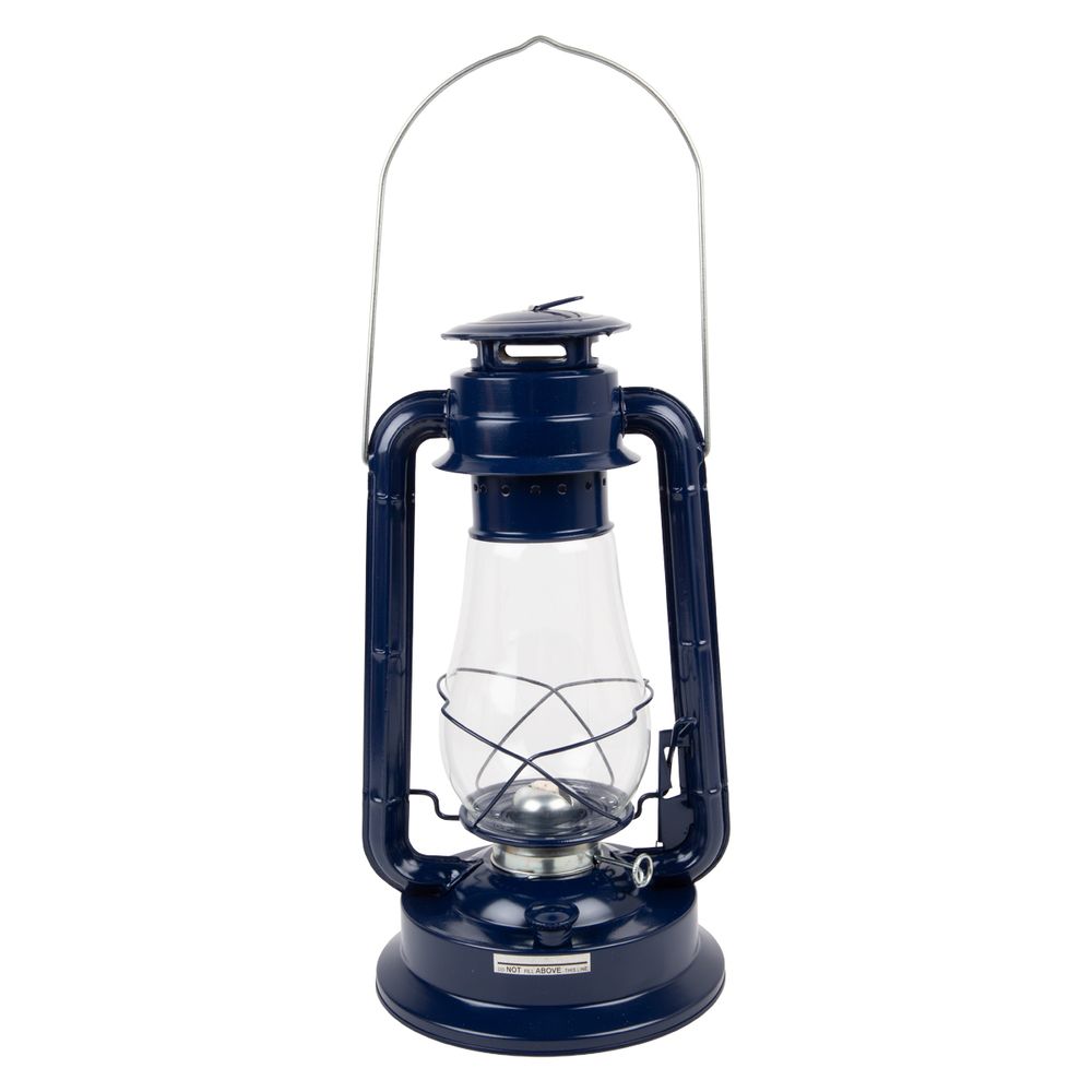 HURRICANE BIG LANTERN NAVY BLUE 34CM