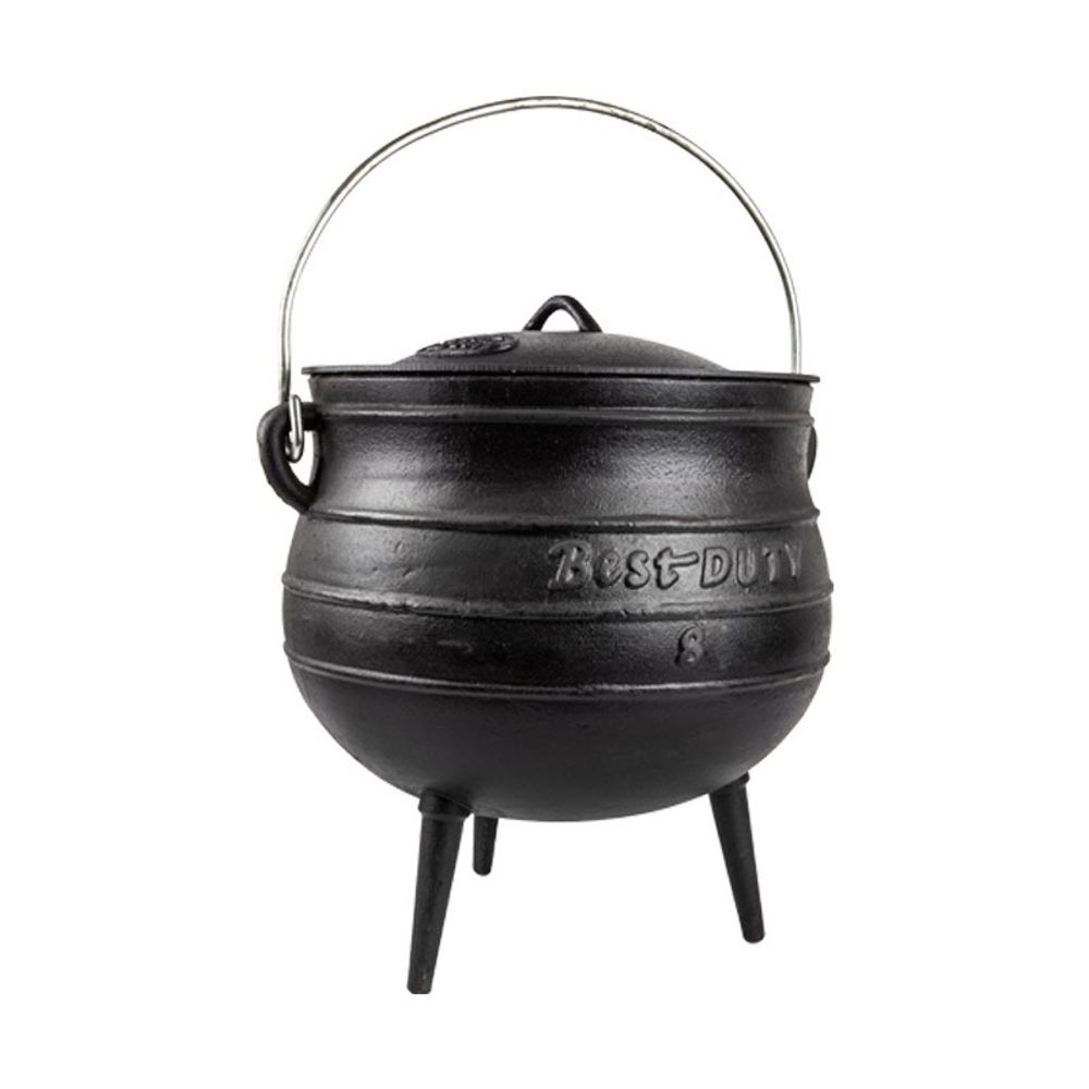 BESTDUTY Pot 3leg Oil Cured C/i No.8 18.5l 22.0kg