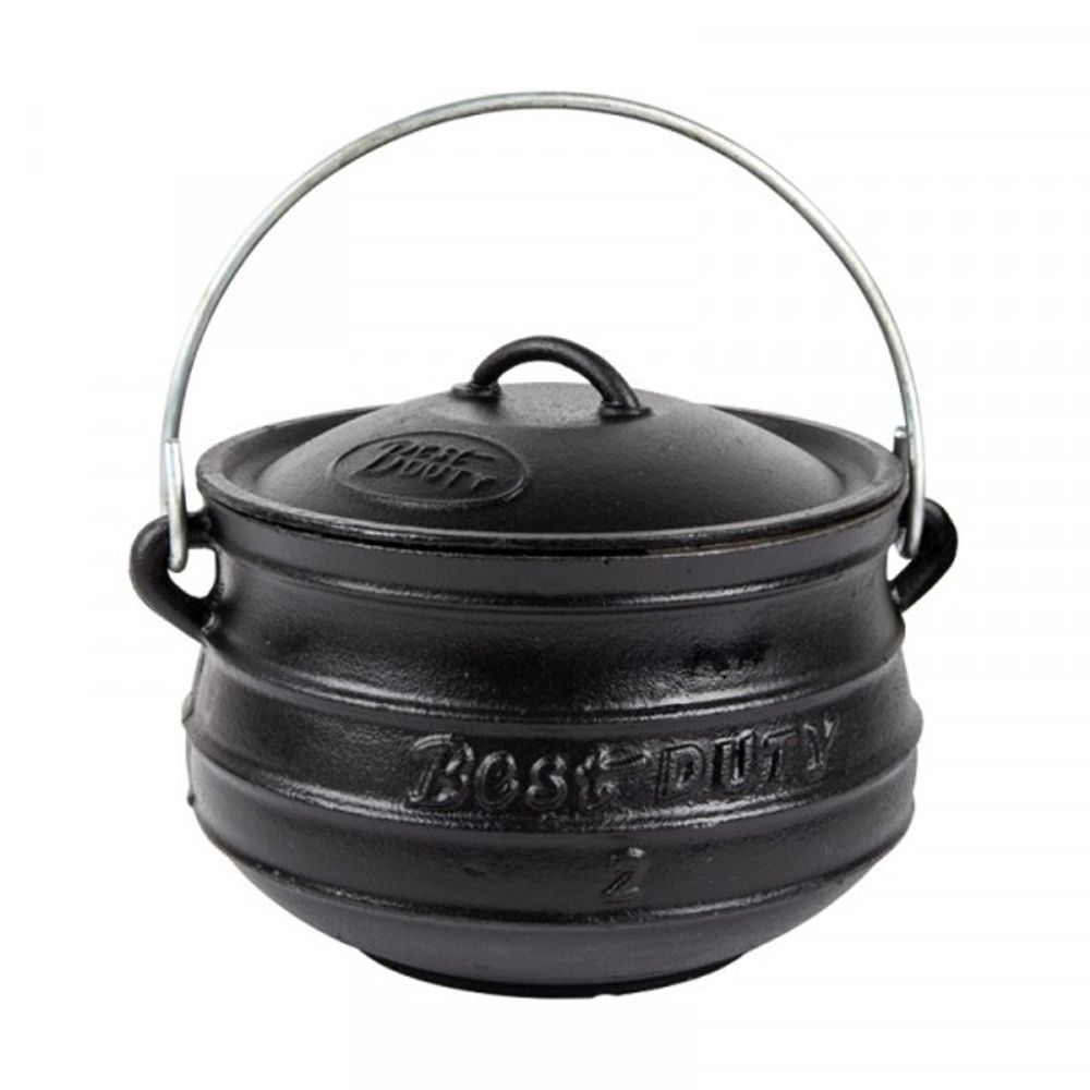 BESTDUTY Pot Flat Oil Cured C/i No.2 6.0l 6.0kg