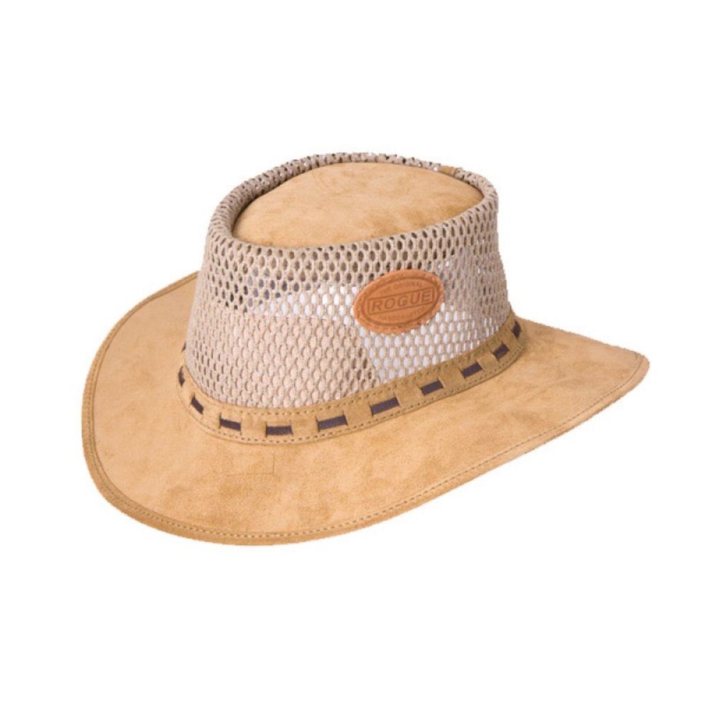 ROGUE HAT BREEZY AIRHEAD CANVAS MESH KHAKI L
