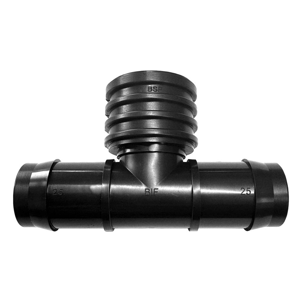 VETPLAST INSERT FEMALE TEE 25MM X 1/2 IN.
