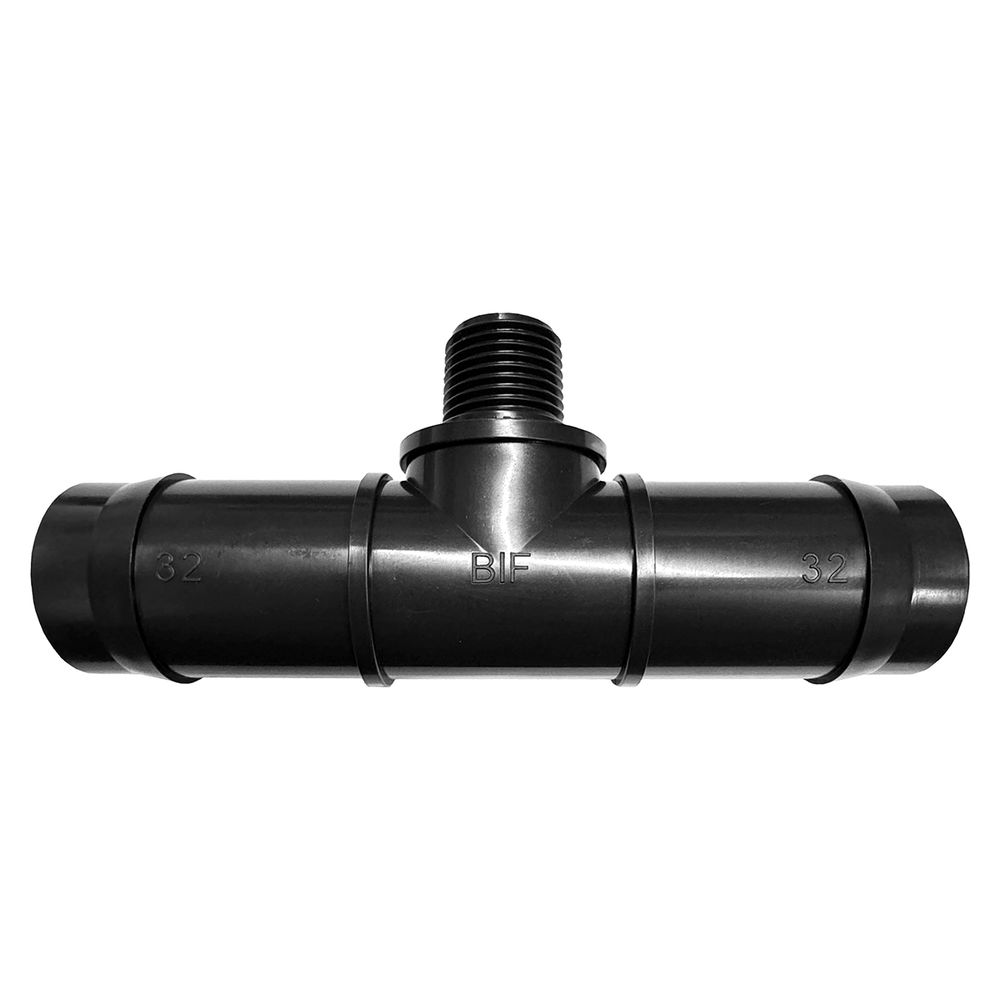 VETPLAST INSERT MALE TEE 32MM X 1/2 IN.
