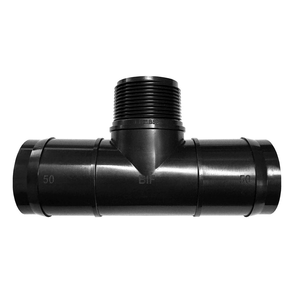 VETPLAST INSERT MALE TEE 50MM X 1 1/2 IN.