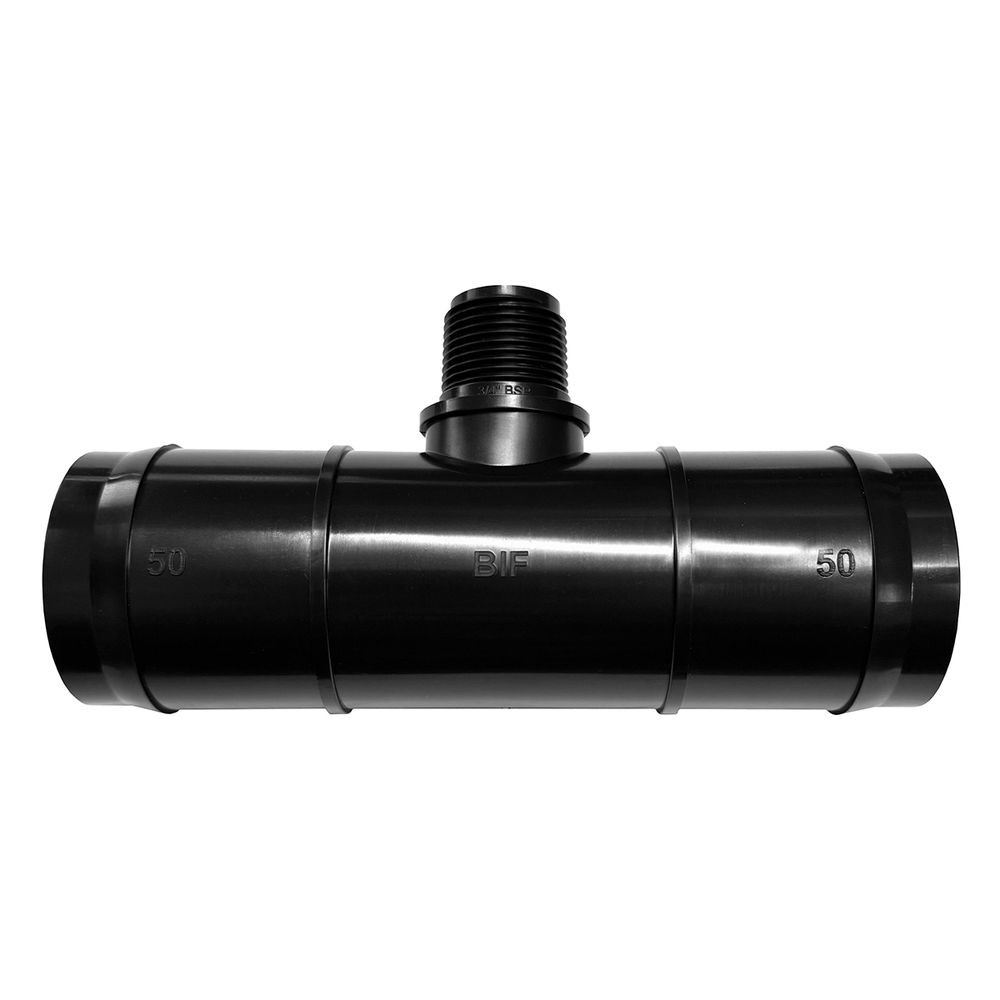 VETPLAST INSERT MALE TEE 50MM X 3/4 IN.