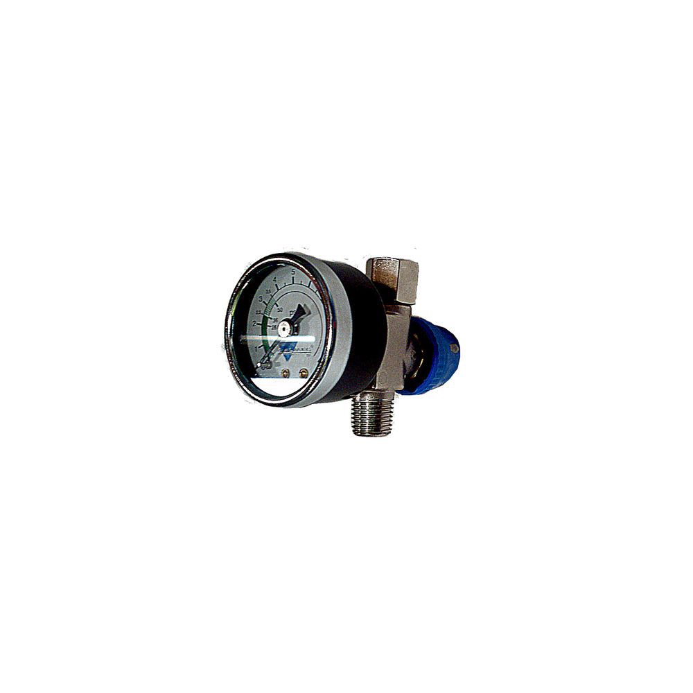 90105/w WALCOM Analogue Air Regulation Gauge For Hvlp