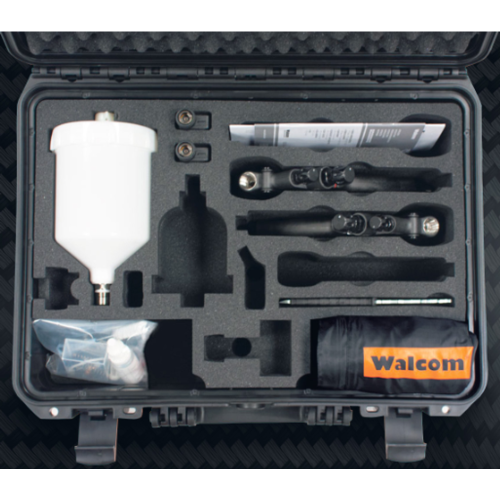 Vapbsc0002/gon WALCOM Carbonio Combo (base & Top Coat Gun 1.3mm With Painting Kit)