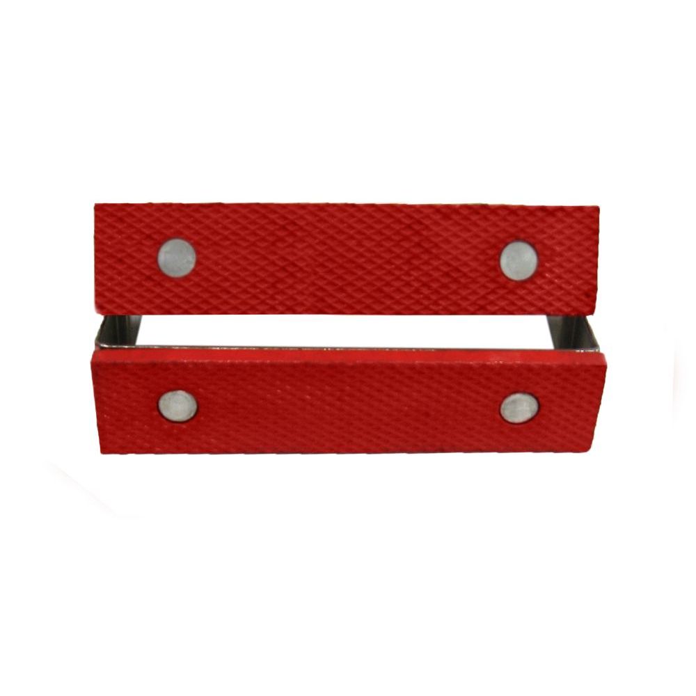 Tgm-fj4 Black Steel Nylon (pvc) Jaw Covers 4 Inch (100mm)