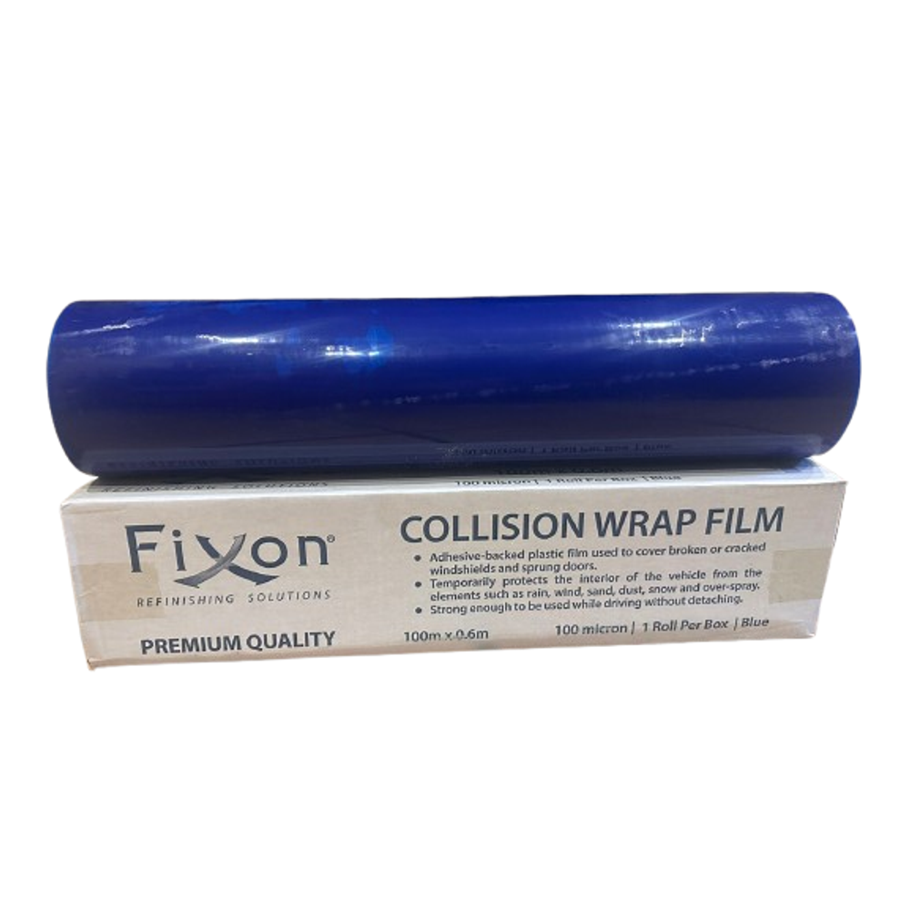 FIXON Collision Wrap Film 100micx600mmx100m (blue)