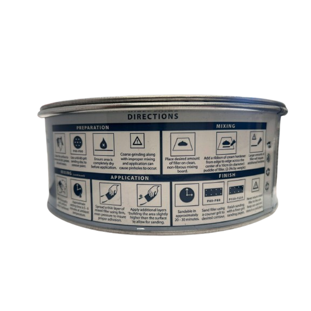 FIXON Body Filler Ultra Light 1kg + Hardener