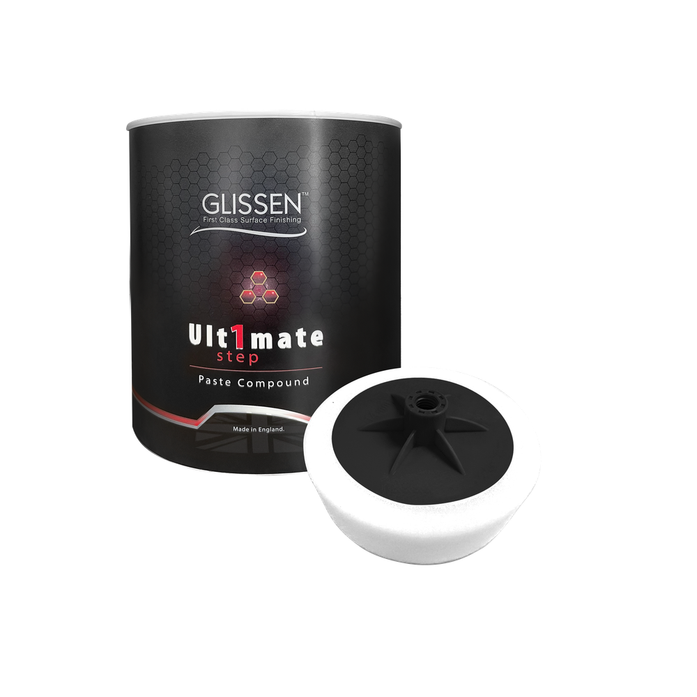 GLISSEN Ulitmate Paste Compound 3kg + White Applicator 150mm/6