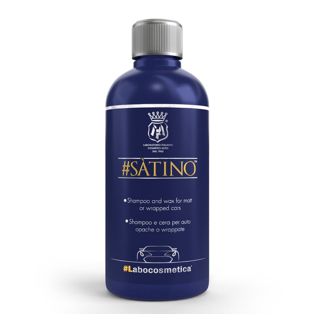 Lab05 Labocosmetica #satino Shampoo & Wax For Matt Or Wrapped Cars 500 Ml