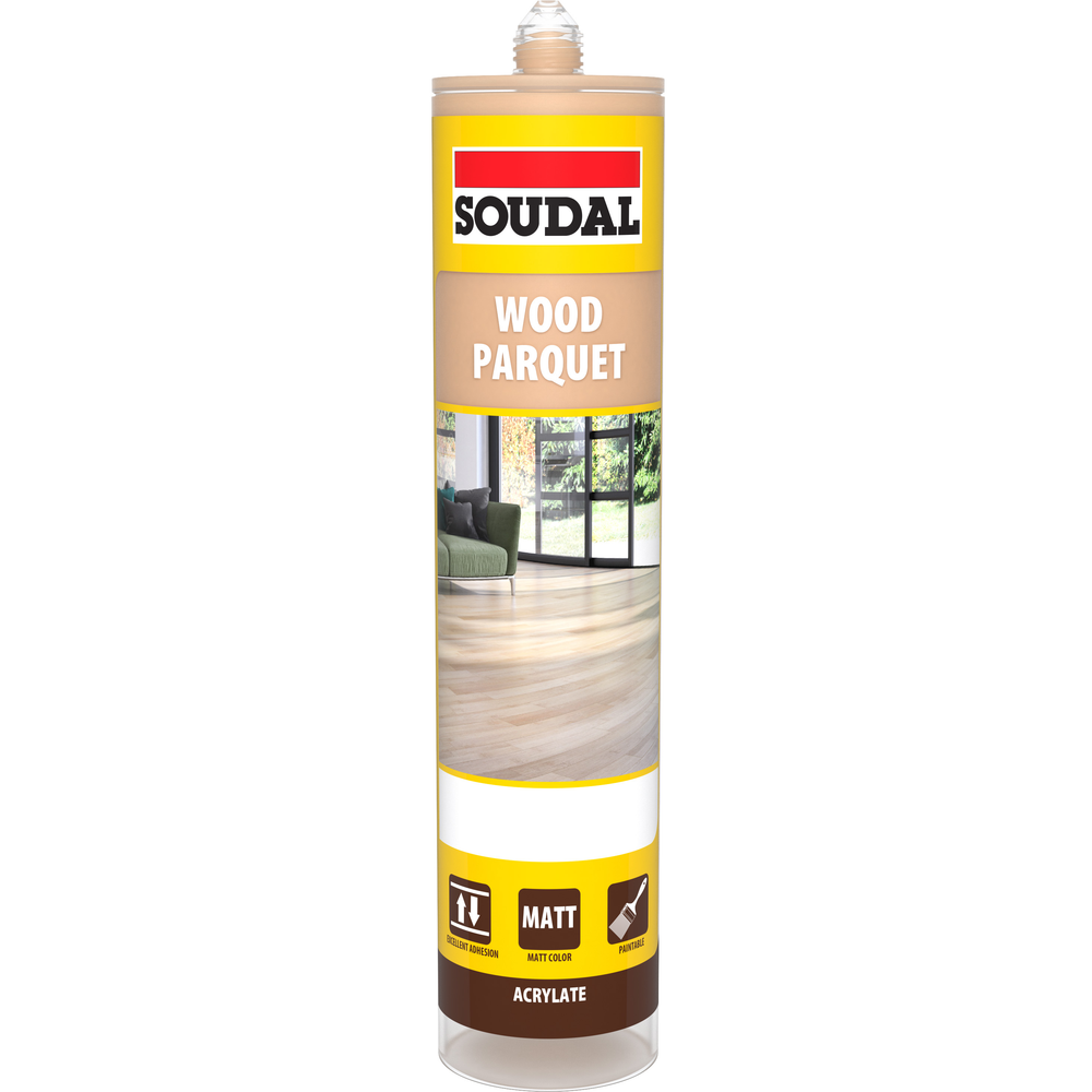 125587 SOUDAL Parquet Sealants Ash/maple 300ml+