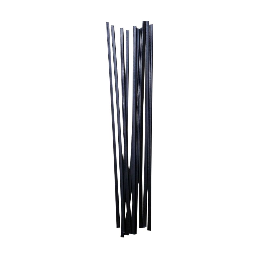 Et-sp073420 Welding Plastic Rod Abs 5mm Flat/black (10pcs In Bag)