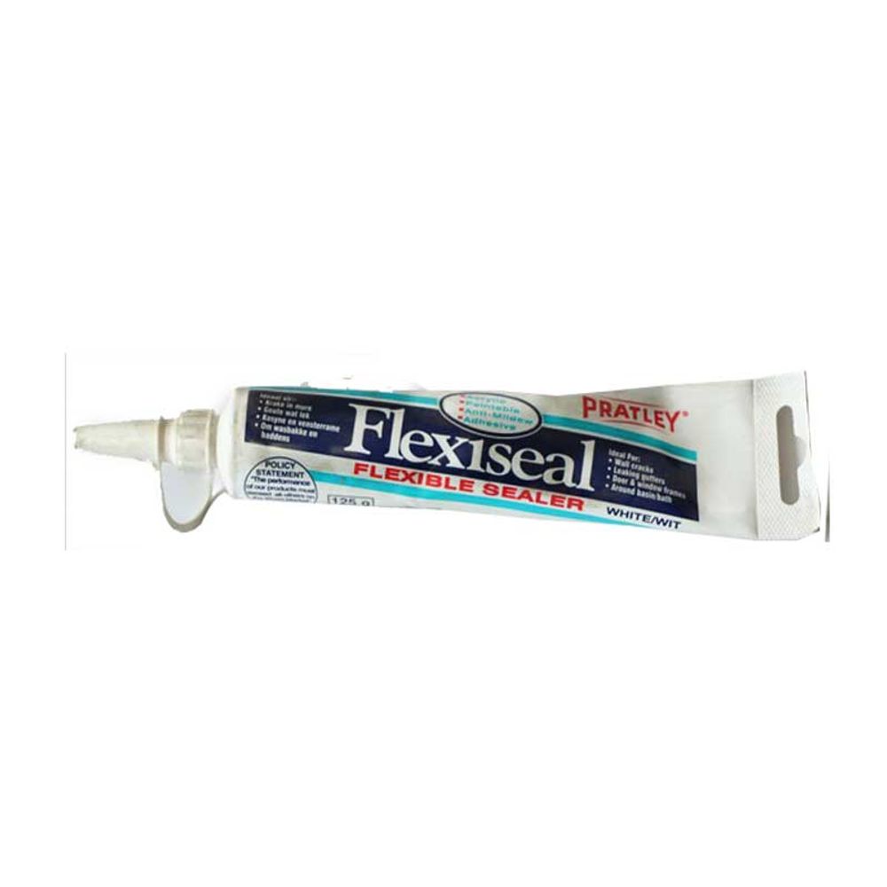 Sealant Flexiseal PRATLEY 125gm Tube Carded White