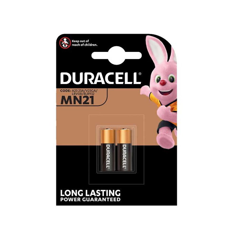 Battery DURACELL Plus Remote 12v Pkt2 Mn21